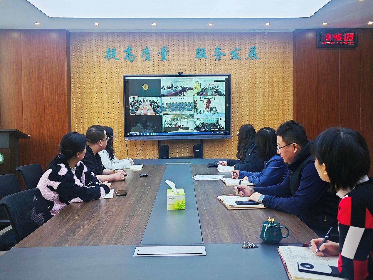 我院组织参加《<中华人民共和国学位法>解读》专题讲座线上会议